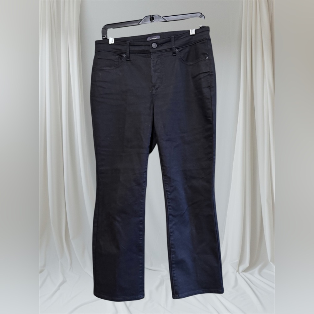 NYDJ Black Marilyn Straight Leg Jeans with Lift tuck technology